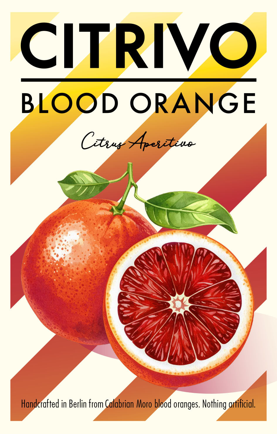 CITRIVO Blood Orange label